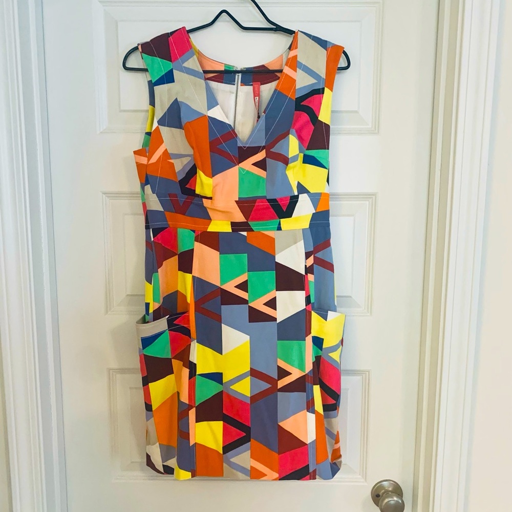 Geometric Print Dress